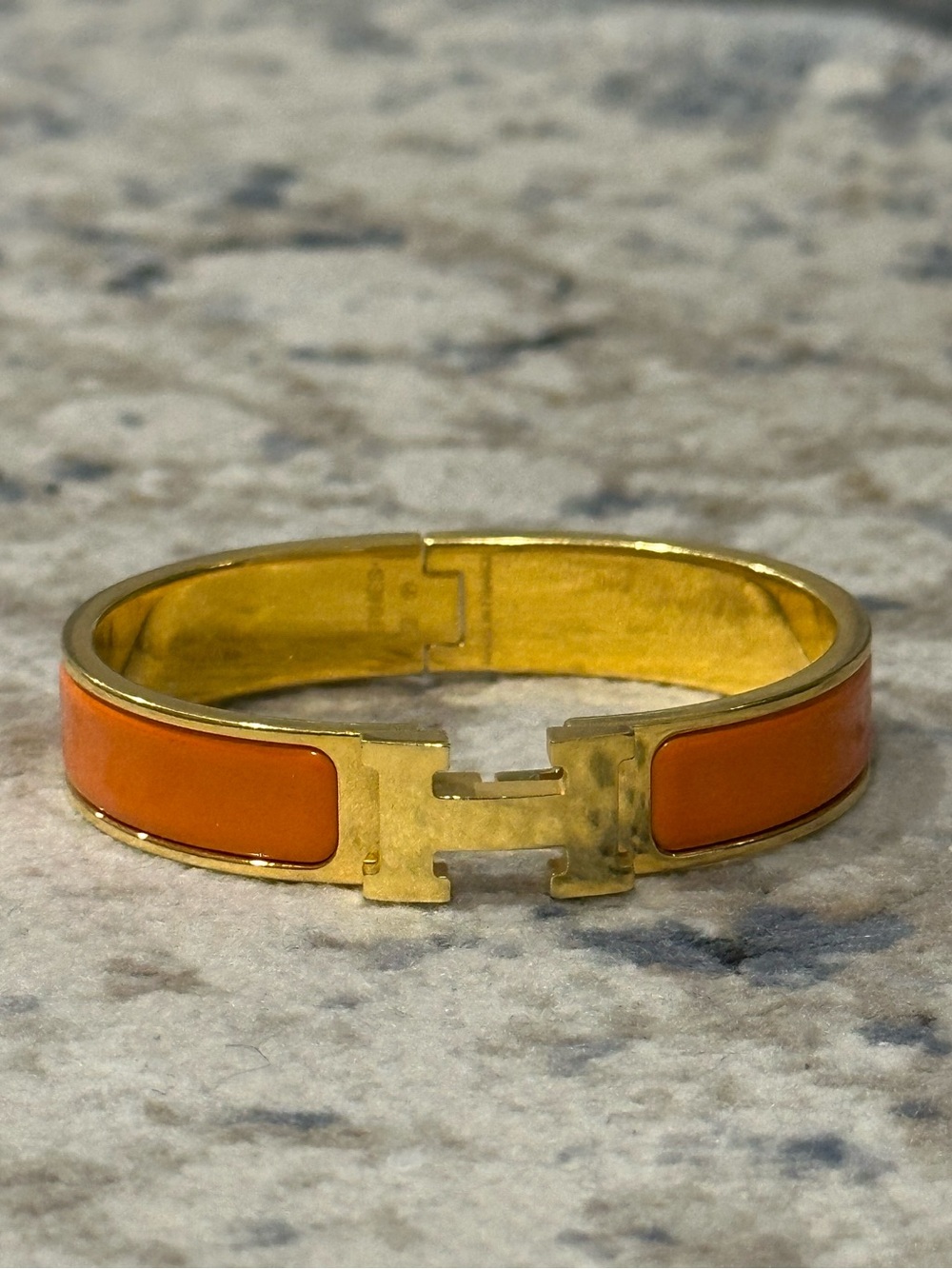 Hermes Clic Clac H Thin Bracelet